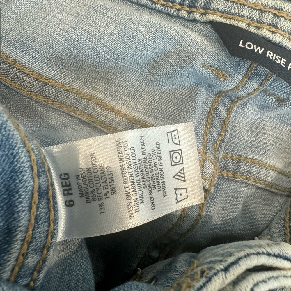 2/$20 Aeropostale Denim Flare Jeans in Light Blue 90s inspired jeans - Picture 9 of 9